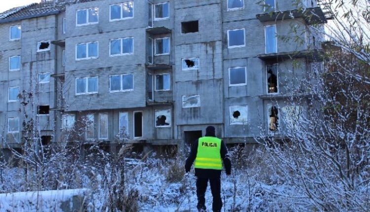 policja bezdomni